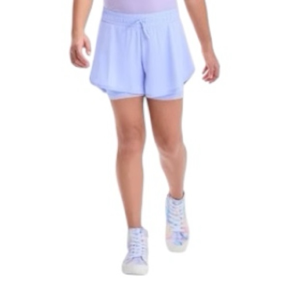 5/$25 All In Motion Periwinkle Flutter Shorts